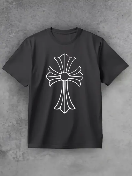 Vash print Футболка Хром Хартс