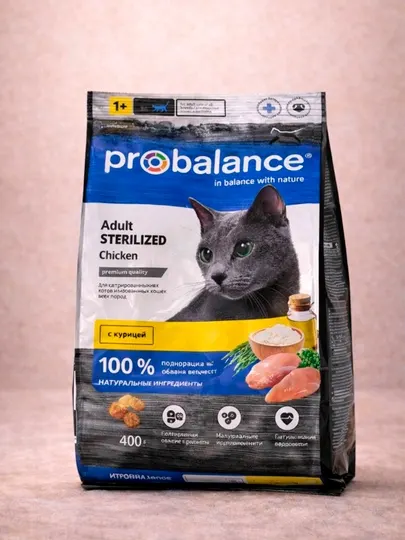 Probalance для стерилизованных вкус курица
