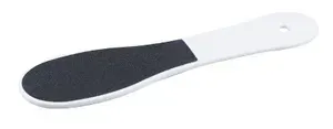 Zinger/ Терка для ног абразивная двусторонняя (RA-02 White), педикюрный инструмент от мозолей и натоптышей серии Professional