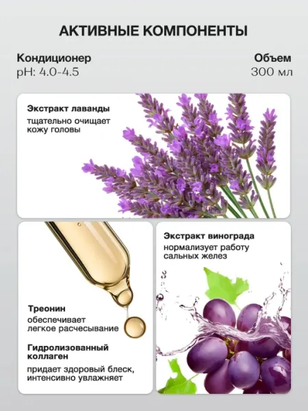 Шампунь и кондиционер для сухих волос Tashe Professional, увлажняет и питает волосы