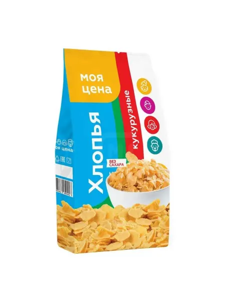 Хлопья кукурузные без сахара 350 гр