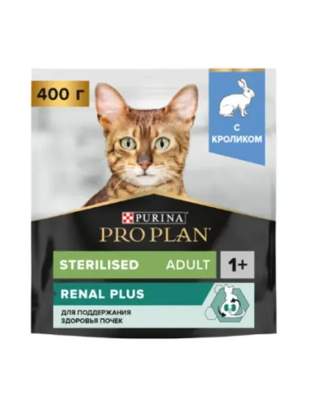 Purina Proplan для стерилизованных кошек с кроликом 400 гр