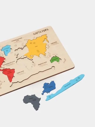 Вкладыш Карта мира, пазлы для детей, головоломки, puzzle, пазлы для взрослых
