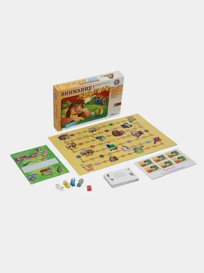 Викторина по биологии для детей Step Puzzle "Внимание! Животные, маленький гений", 1 шт