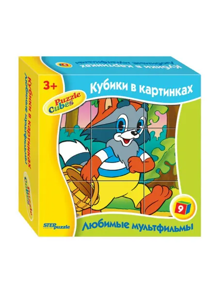 STEP puzzle Кубики для малышей Любимые мультфильмы-1