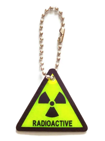 Шаг к безопасности Светоотражатель подвеска "Radioactive"