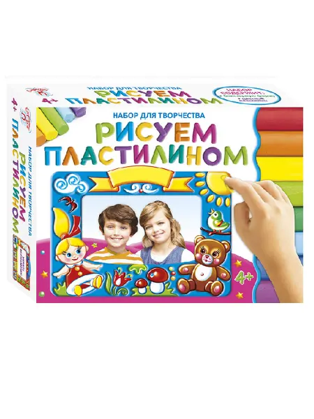 Ranok-creative Набор для творчества - Рисуем пластилином. Девочка и медведь