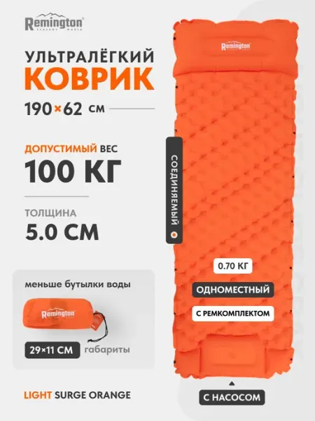 REMINGTON synergy world Коврик Remington ультралегкий одноместный RM-IM-269-308