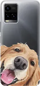 Силиконовый чехол с принтом Retriver для Vivo Y21 / Y21s / Y33s / Виво У21 / У21с / У33с