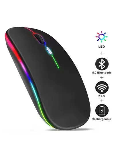 Беспроводная компьютерная мышь, с подсветкой RGB