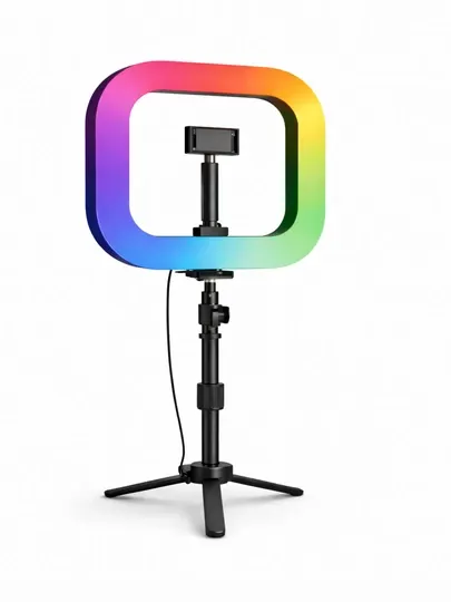 RGB кольцевая лампа с штативом и держателем для телефона