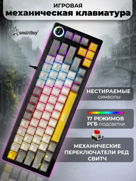 SmartBuy Клавиатура игровая механическая Z14, RGB подсветка