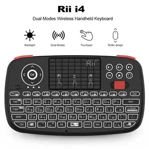 Rii Игровая клавиатура беспроводная , Русская раскладка, черный