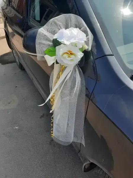 Свадьба суперрр Свадебное украшение на ручки, на зеркала авто