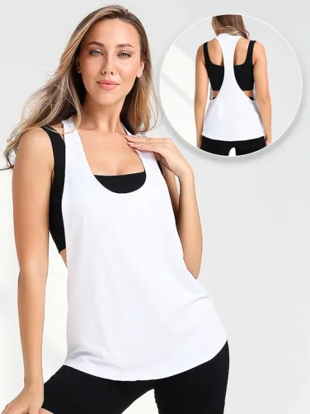 Roksport Майка спортивная свободная для фитнеса и йоги