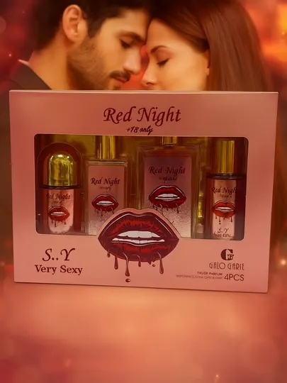 Подарочный набор Romantic для женщин — парфюм + мист + ролл-он + парфюм для волос