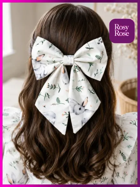 RosyRose Большой бант заколка для волос