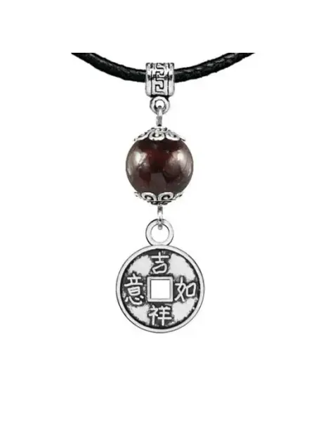 Runes&Gems Амулет Монетка (богатство), гранат