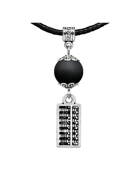 Runes&Gems Амулет Счеты (богатство), шунгит (синт.)
