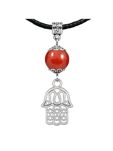 Runes&Gems Амулет Хамса (от сглаза и зла), сердолик