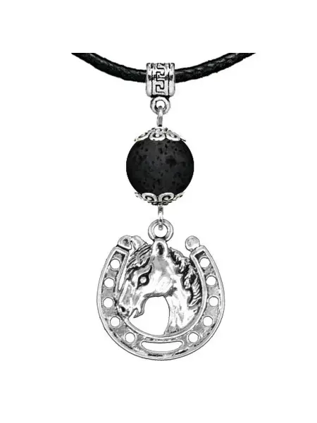 Runes&Gems Амулет Подкова (счастье), лава