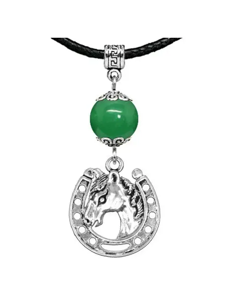 Runes&Gems Амулет Подкова (счастье), нефрит