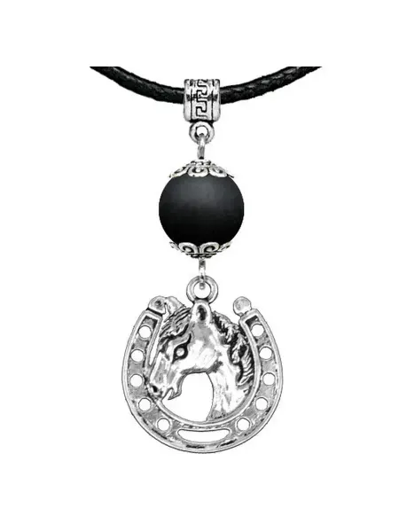 Runes&Gems Амулет Подкова (счастье), шунгит (синт.)
