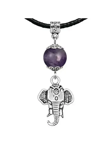 Runes&Gems Амулет Слон (мудрость, сила, долголетие), аметист