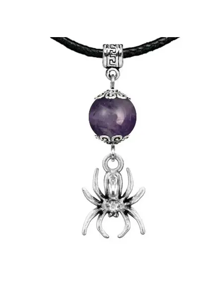 Runes&Gems Амулет Паук (защита, трудолюбие, достаток), аметист