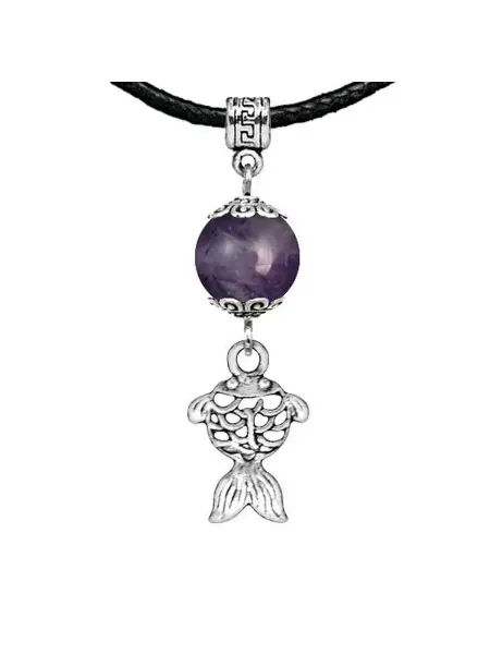 Runes&Gems Амулет Золотая рыбка (исполнение желаний), аметист