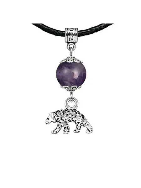 Runes&Gems Амулет Медведь (защита, сила, победа), аметист