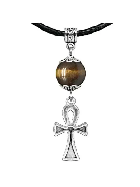 Runes&Gems Амулет Анкх (здоровье, счастье, долголетие), тигровый глаз