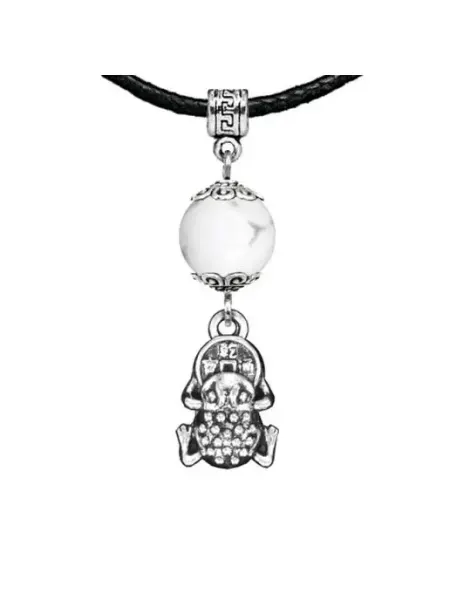 Runes&Gems Амулет Лягушка с монетой (богатство), кахолонг