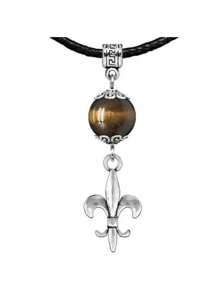 Runes&Gems Амулет Лилия (достоинство, власть, успех), тигровый глаз