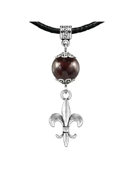 Runes&Gems Амулет Лилия (достоинство, власть, успех), гранат