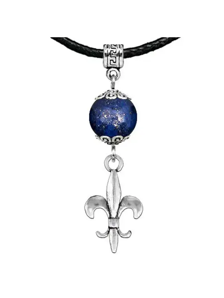 Runes&Gems Амулет Лилия (достоинство, власть, успех), лазурит