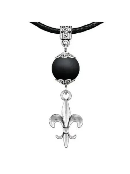 Runes&Gems Амулет Лилия (достоинство, власть, успех), шунгит (синт.)