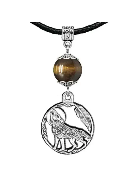 Runes&Gems Амулет Волк (защита, сила, победа), тигровый глаз