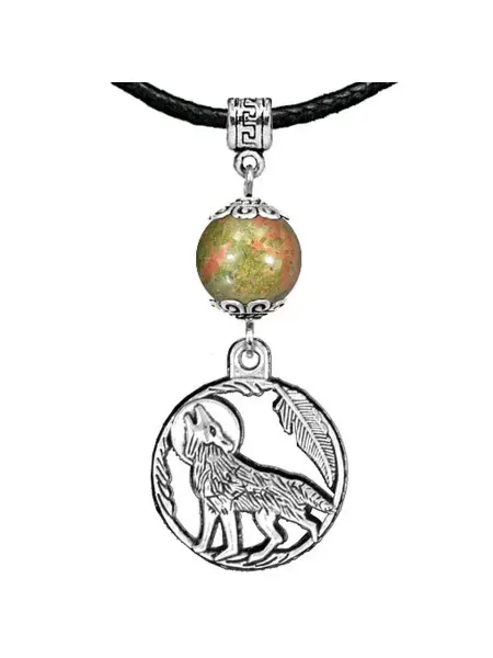 Runes&Gems Амулет Волк (защита, сила, победа), шунгит (синт.)