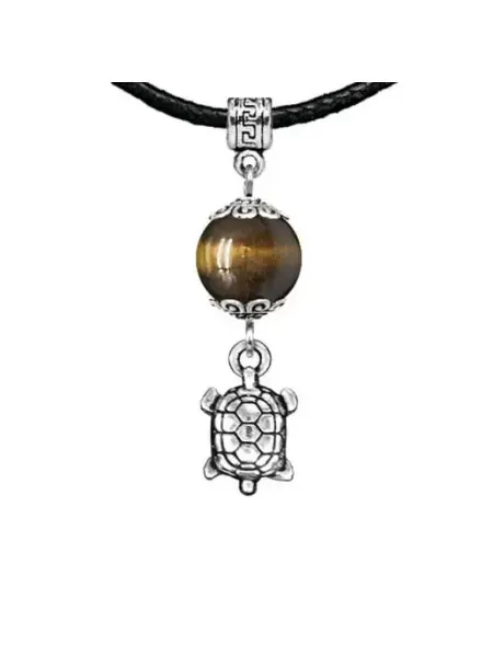 Runes&Gems Амулет Черепаха (здоровье и долголетие), тигровый глаз