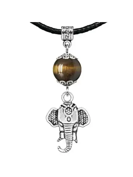 Runes&Gems Амулет Слон (мудрость, сила, долголетие), тигровый глаз