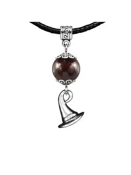Runes&Gems Амулет Шляпа (магический дар), гранат