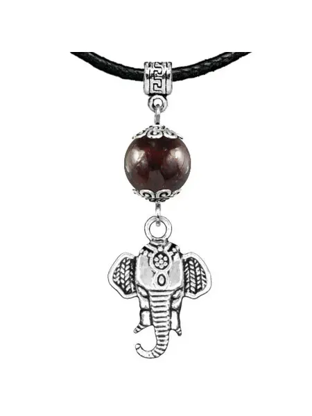 Runes&Gems Амулет Слон (мудрость, сила, долголетие), гранат