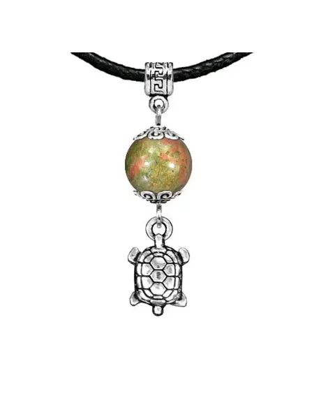 Runes&Gems Амулет Черепаха (здоровье и долголетие), унакит
