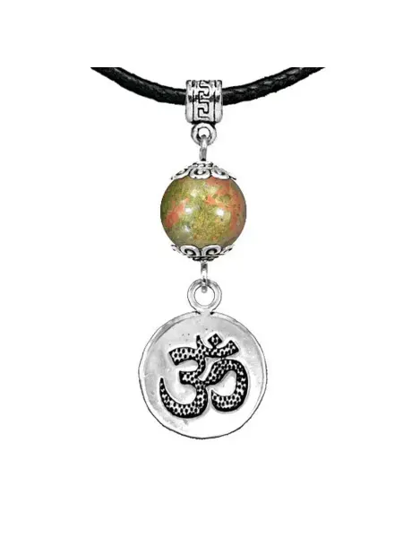 Runes&Gems Амулет Ом (защита и духовное развитие), унакит