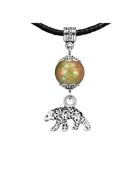 Runes&Gems Амулет Медведь (защита, сила, победа), унакит