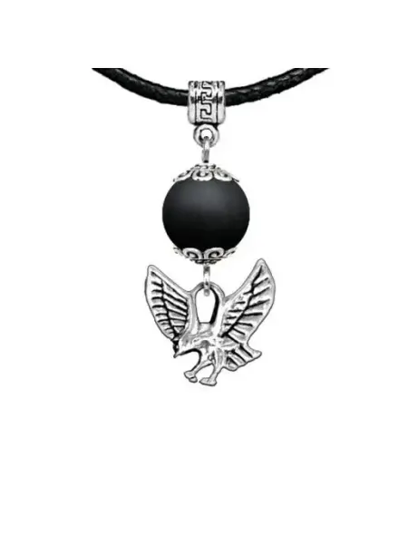 Runes&Gems Амулет Орел (защита, сила, победа), шунгит (синт.)