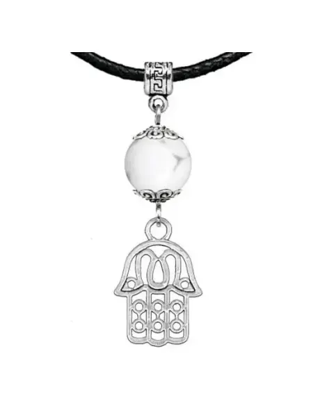 Runes&Gems Амулет Хамса (от сглаза и зла), кахолонг