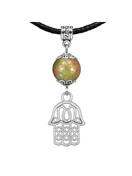 Runes&Gems Амулет Хамса (от сглаза и зла), унакит