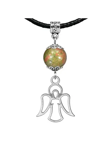 Runes&Gems Амулет Ангел-хранитель (защита), унакит